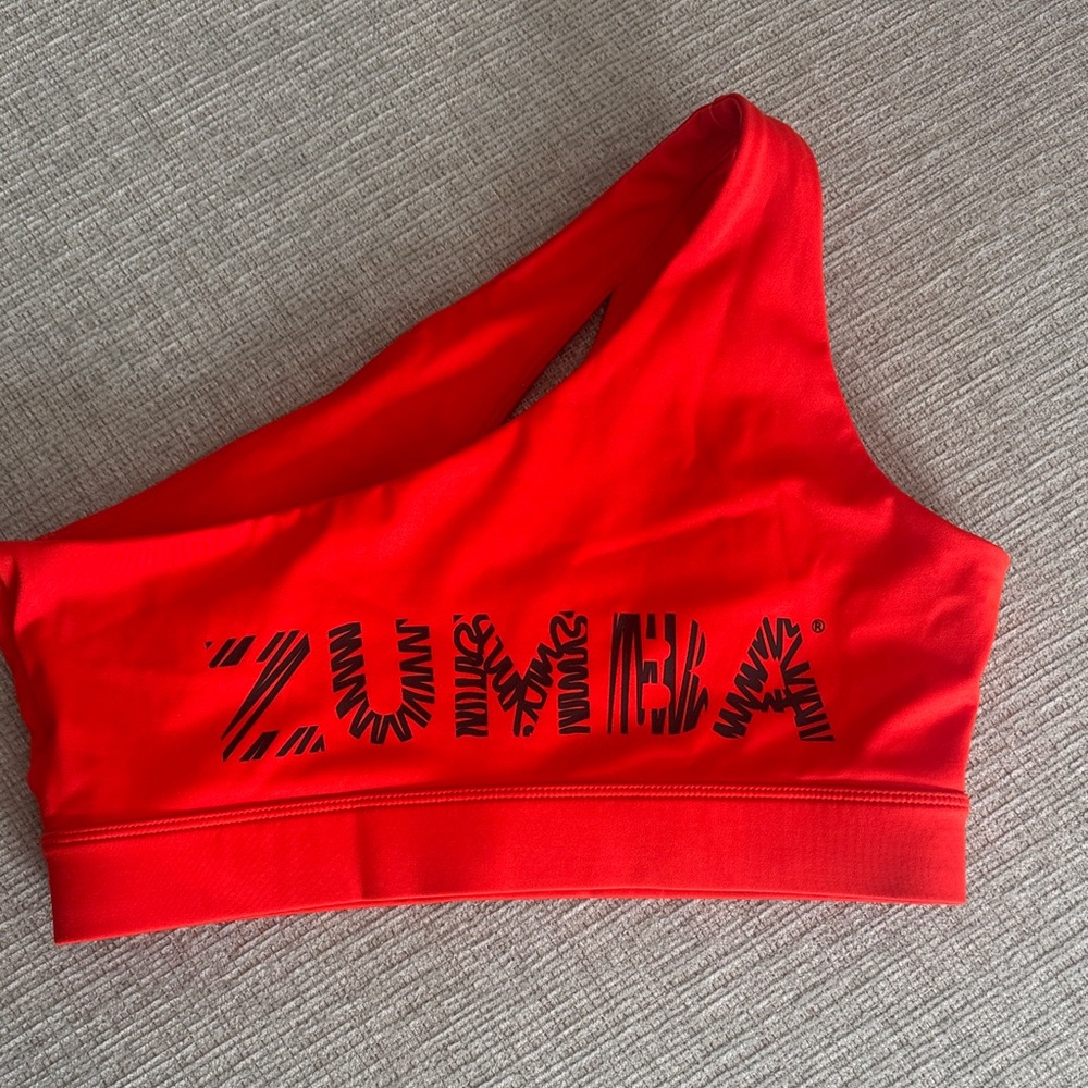 Zumba one strap bra top